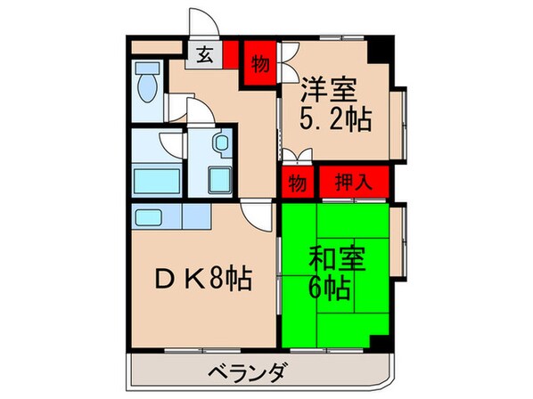 シュロス大泉の物件間取画像